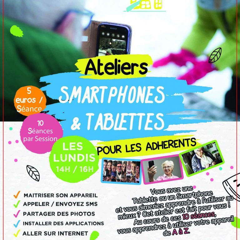 Ateliers tablettes et smartphones